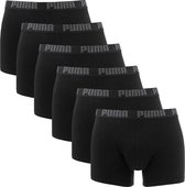 Puma Basic Heren Boxer 6-pack - Zwart - Maat L