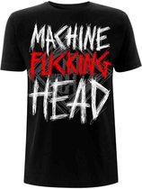 Machine Head Heren Tshirt -L- Bang Your Head Zwart