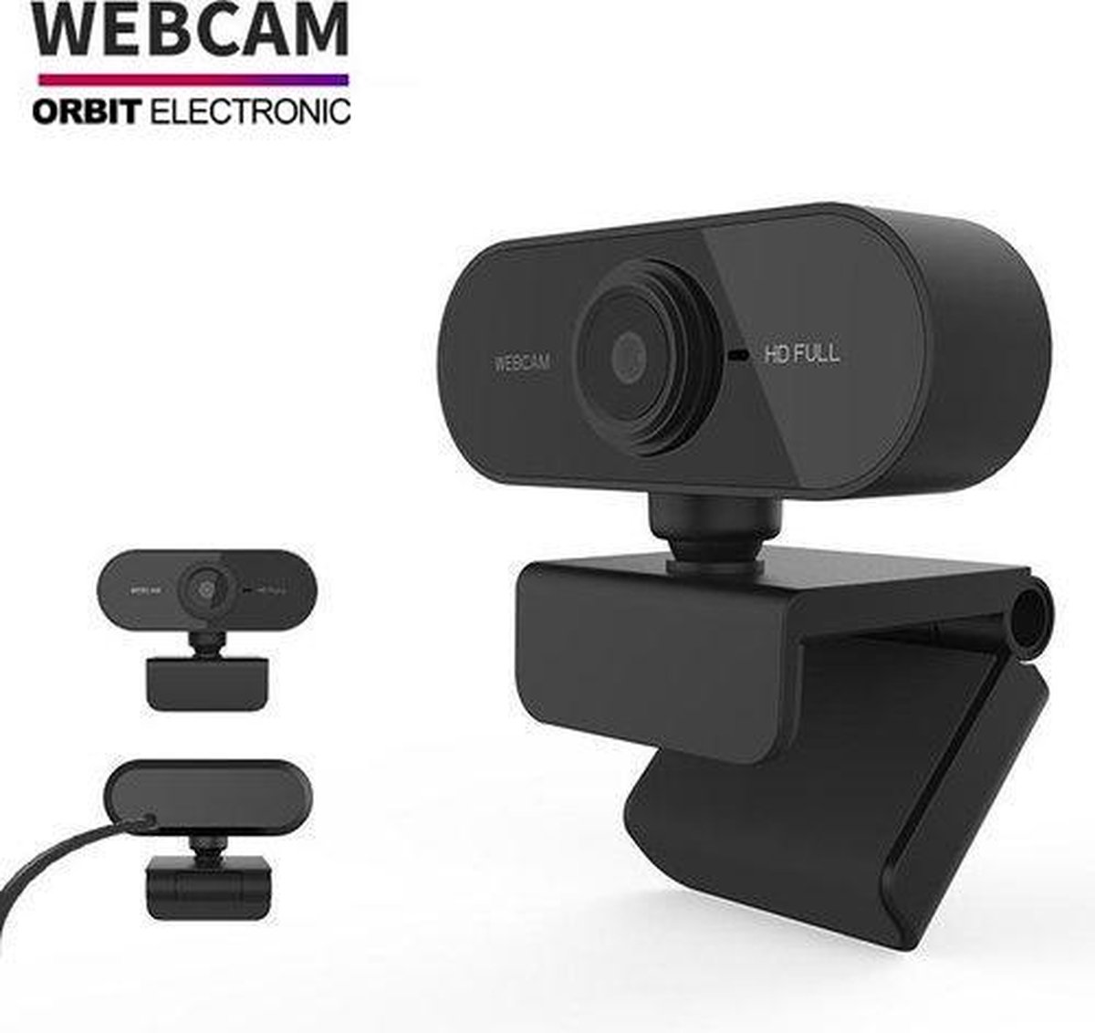 Webcam full HD (1080p) - Met ingebouwde microfoon