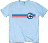 The Jam Heren Tshirt -XL- Target Stripe Blauw