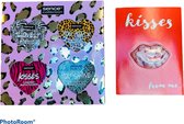 kerst cadeau - Badbruisballen + kaart - bath bomb - bath fizzers