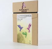 Papercraft World Kolibries  - 32 x 34 x 8cm