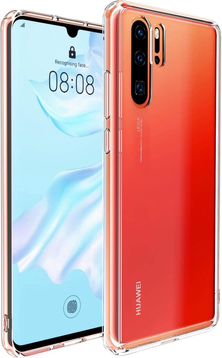 Hoesje geschikt voor Huawei P30 Pro - Siliconen - TPU - Geschikt voor Huawei P30 Pro Case - Transparant - Ultra Dun - voor Huawei P30 Pro geschikte Hoes
