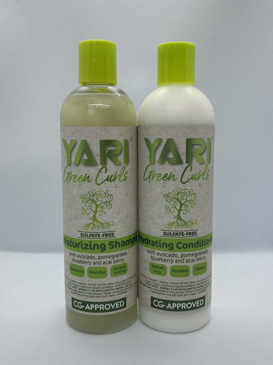 Yari Green Curls, shampoo en Conditioner - Yari green curls