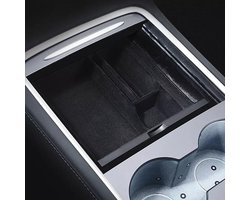 Tesla Model 3 en Y Facelift Middenconsole Organizer Auto Accessoires Opbergbak – Zonnebril Lade