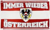 vlag Oostenrijk 'Immer wieder Osterreich' 100 x 150 cm