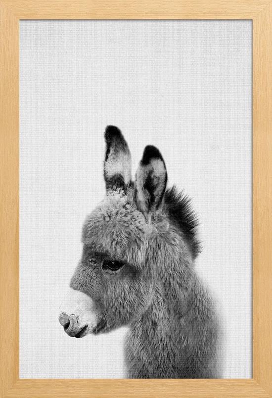 Nice Ass Citaat Grappig Teken Canvas Schilderij Vintage Ezel Poster en Prints Muurkunst voor Toilet Decoratie Badkamer Decor Foto 60x85cm (24x33in) Met Frame