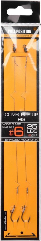 Combi Pop-Up Rig Barbed Pole Position Karper Onderlijn