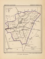 Historische kaart, plattegrond van gemeente Middelstum in Groningen uit 1867 door Kuyper van Kaartcadeau.com