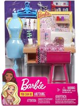 Barbie You can Be Anything - Fashion Designer Naaimachine speelset