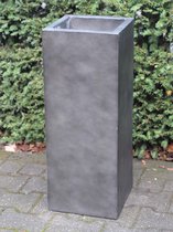 Staande bloembak antraciet 80*35*35 cm