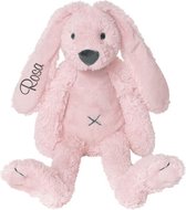 Happy Horse Kraam cadeau knuffel konijn Rabbit Richie roze gepersonaliseerd met naam kraamcadeau