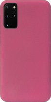 ADEL Premium Siliconen Back Cover Softcase Hoesje Geschikt voor Samsung Galaxy S20 - Bordeaux Rood