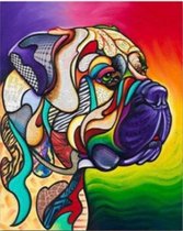 Diamond painting 30 x 40 cm - Boxer hond