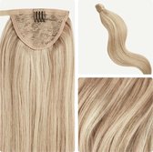 Ponytail paardenstaart human hair 50cm colour 27/613 wrap around