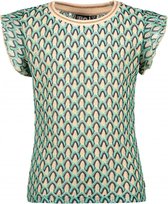 Like Flo Meisjes t-shirts & polos Like Flo Flo girls fancy lace top mint 104