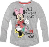 Disney Minnie Mouse longsleeve - All shopped out - grijs - maat 110/116 (6 jaar)