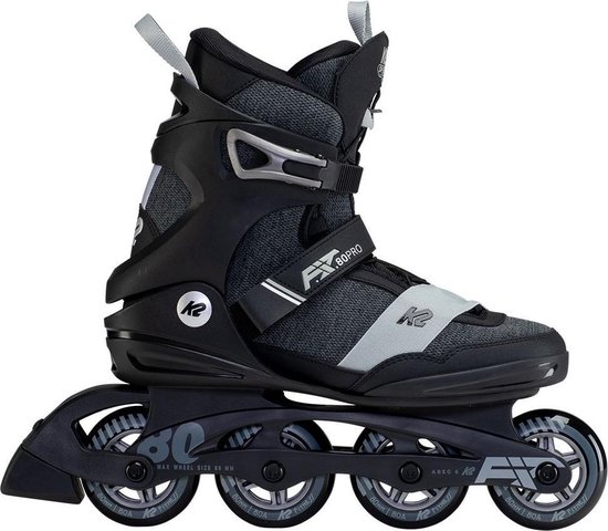 K2 Fit 80 Pro Unisex skate maat 45. Advies om 1 maat groter te bestellen als normale schoenmaat.