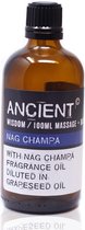 Massage Olie - Nag Champa - 100ml - Bad olie - Aromatherapie