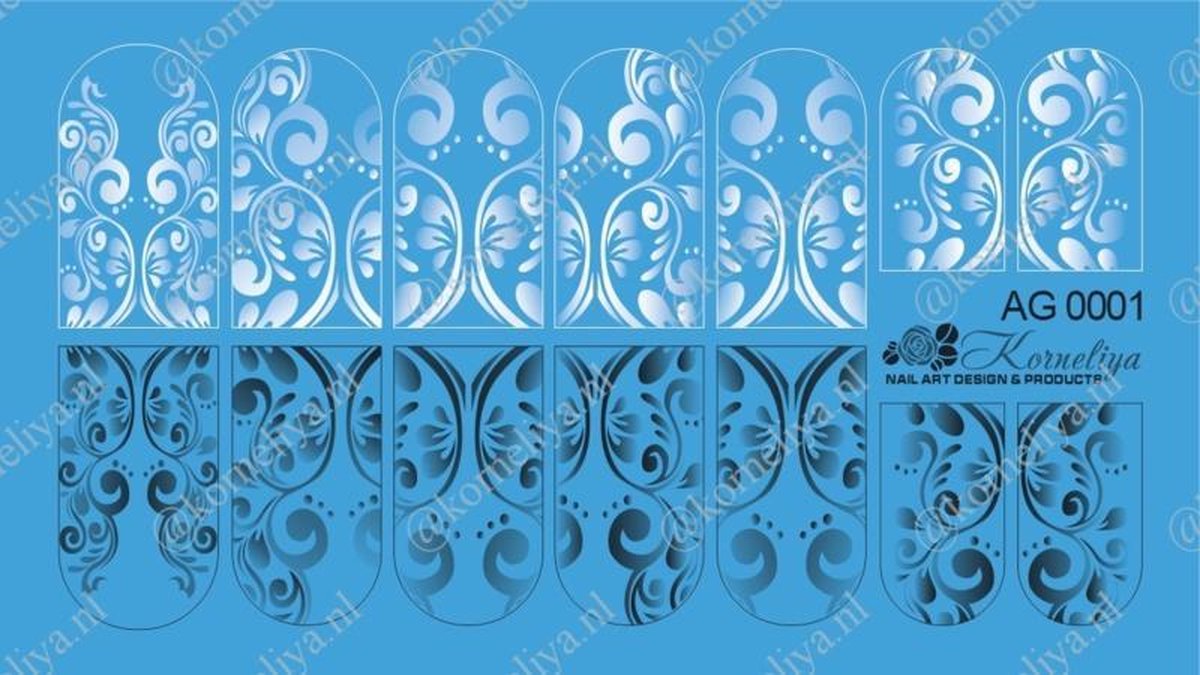 Goedkoopste Korneliya Airbrush Waterdecal AG 0001 combi