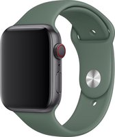 Siliconen Sportbandje - Dennengroen - Geschikt voor Apple Watch - 42/44mm - M/L