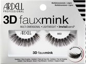 Ardell - 3D Faux Mink 860 1 Pair Of Blackfalse Eyelashesblackblack