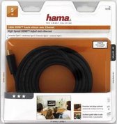 Hama High Speed HDMI Kabel Ethernet 5.0m 3 Ster - Kabels + Adapters - HDMI Kabels met Ethernet