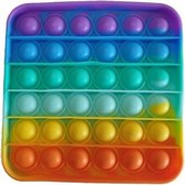 Pop it - Fidget toy - Regenboog, vierkant - Damesdingetjes