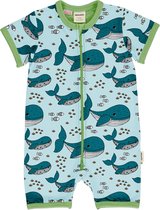 Rompersuit SS WHALE WATERS 74/80