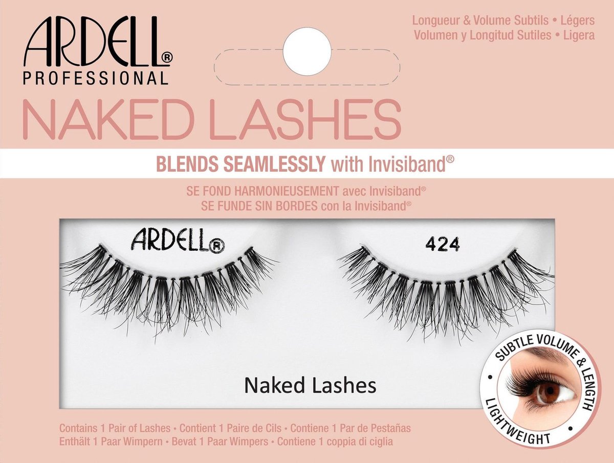 Ardell - Naked Lashes - 424 - Zwart - 1set