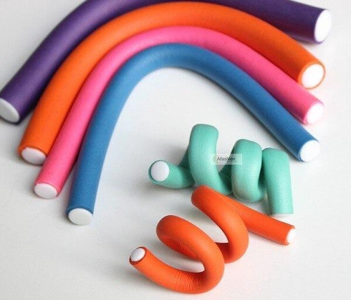 WiseGoods Foam Papillotten Haarkrullers Softsticks Curlers Haar Rollers voor... bol