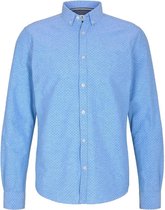 Tom Tailor Lange mouw Overhemd - 1023878 Blauw (Maat: XL)