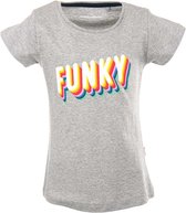 Stones and Bones t-shirt meisjes - grijs - Funky - maat 152