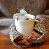 Infuser thee guy - Mok - Thee mok - Koffie mok - Thee - Beker - Bekertje - Glas - Stenen beker - LIMITED EDITION