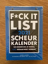 Scheurkalender F*ck it LIST 2021
