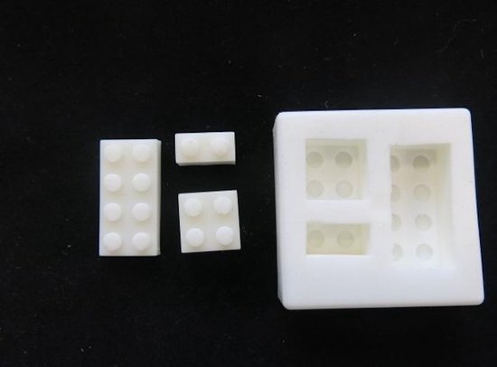 Buik vers Pech Sillicreations Silicone mal Bricks Lego Steentjes mold | bol.com