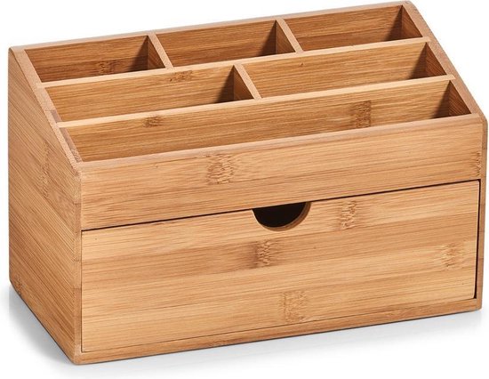 Zeller Present Houten bureau organizer - C-04-4-CHout - Sorteervakken &  Duurzaam | bol.com