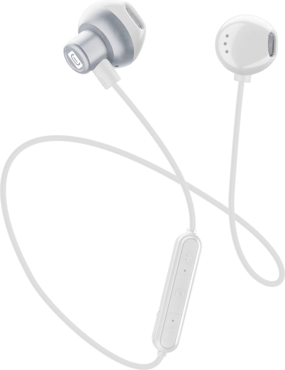 Cellularline Bubble Headset Draadloos In-ear Oproepen/muziek Bluetooth Wit