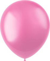 Roze Ballonnen Metallic Bubblegum Pink 33cm 100st