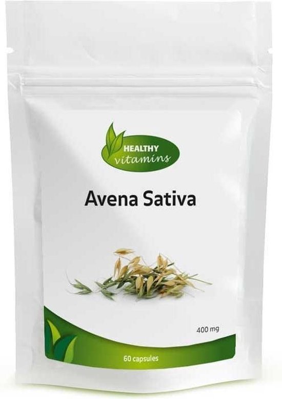 Healthy Vitamins Avena Sativa Extract 60 Capsules 400 mg