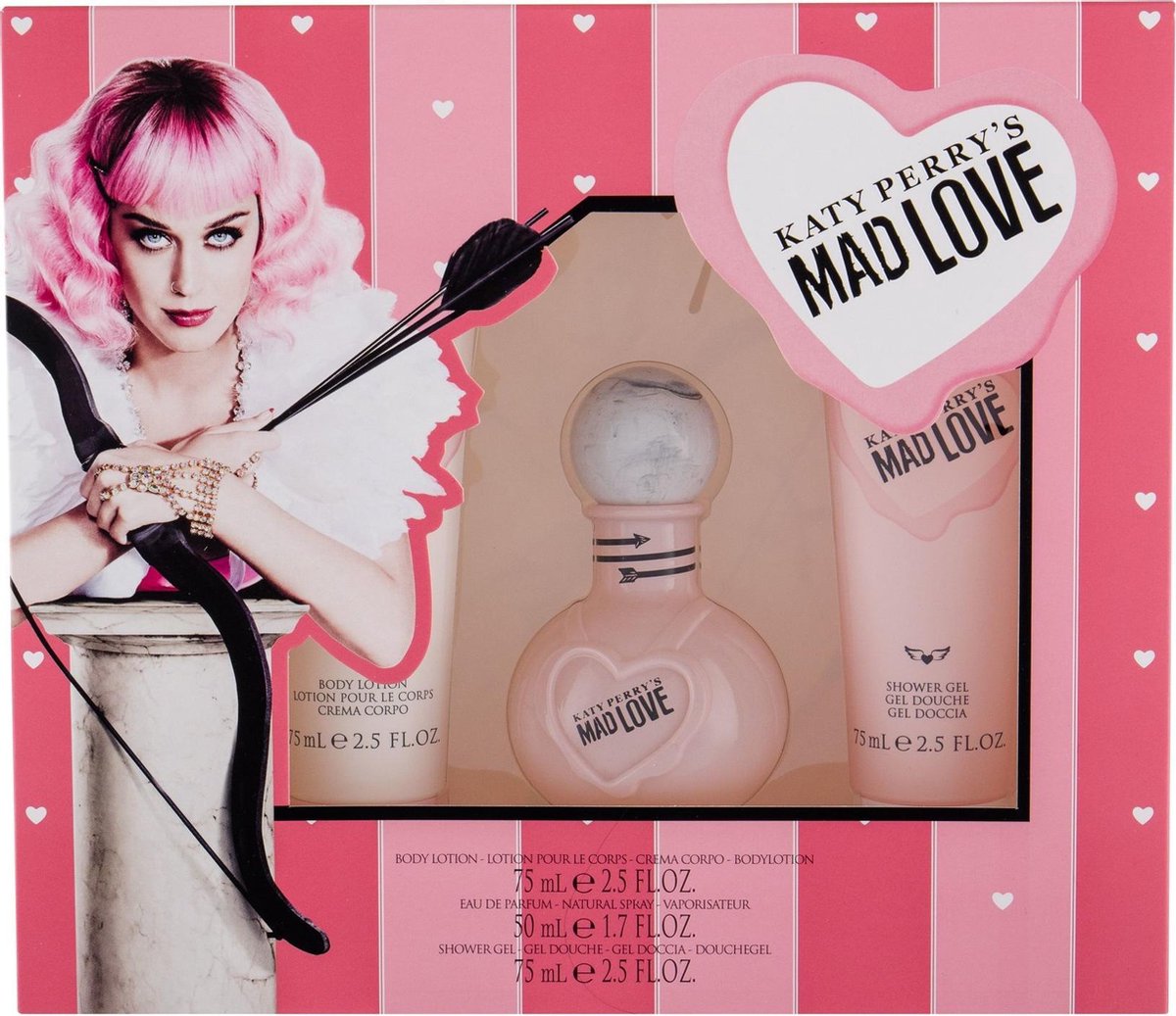 Katy Perry - Katy Perry´s Mad Love SET EDP 50 ml + body lotion 75 ml + shower gel 75 ml