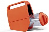 MINI BUTTERFLY SOLAR LED PORTABLE  1 LIGHT  ORANGE
