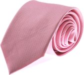 Stropdas Zijde Roze Uni F03 -