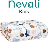 Nevali® Verzwaringsdeken Kind 3 KG - 7-laags design - Verzwaarde Deken - Weighted Blanket - Zware Deken - Beter Slapen & Minder Stress - 100 x 150 cm