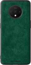 OnePlus 7T Alcantara Case 2020 - Groen