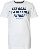 Petrol Industries - Jongens T-shirt met tekst  - Wit - Maat 164