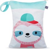 Happy Flute Elinfant Luier- en Verzorgingstas - Waterproof - Dubbele vak met ritssluiting - Luiaard patroon