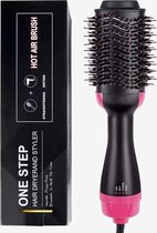 OneStep 3-in-1 Magic Brush - Föhnborstel - Haardroger - Zwart & Roze