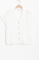 Sissy-Boy - Witte blouse met korte mouwen