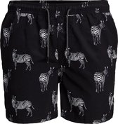 Jack & Jones Zwembroek - Mannen - zwart/wit